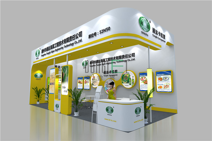 通达卡拉胶展台设计搭建