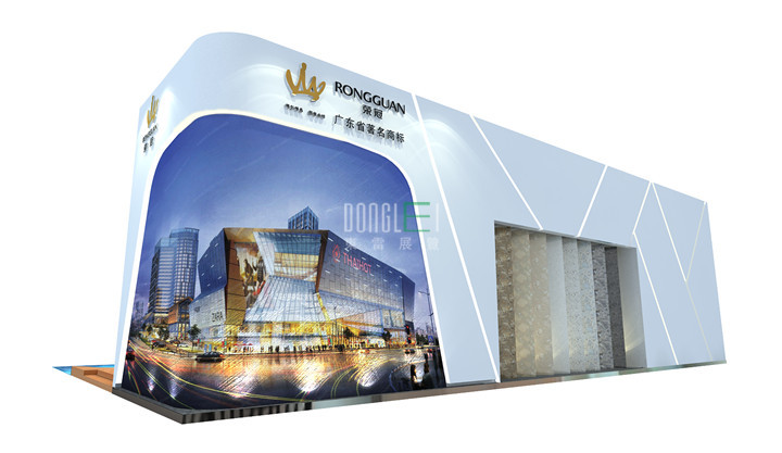 荣冠玻璃展台设计搭建