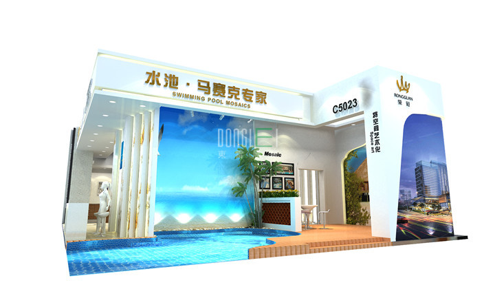 荣冠玻璃展台设计搭建