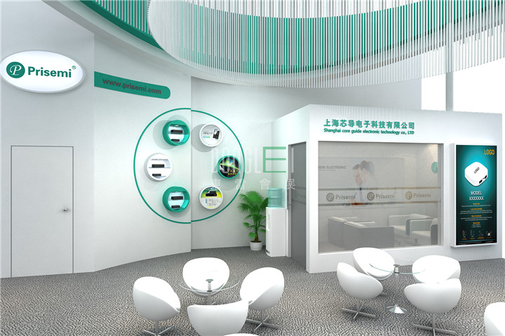 芯导电子展台设计搭建简介