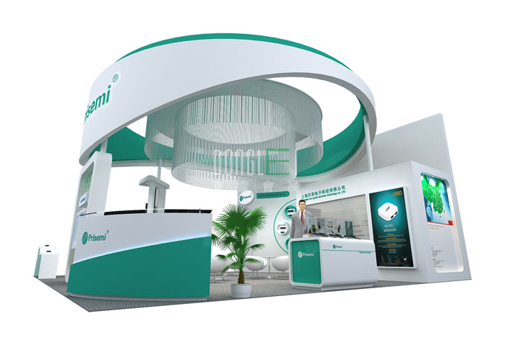 芯导电子展台设计搭建简介