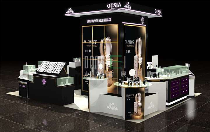 上海展台设计引人注目的展台图形和贸易