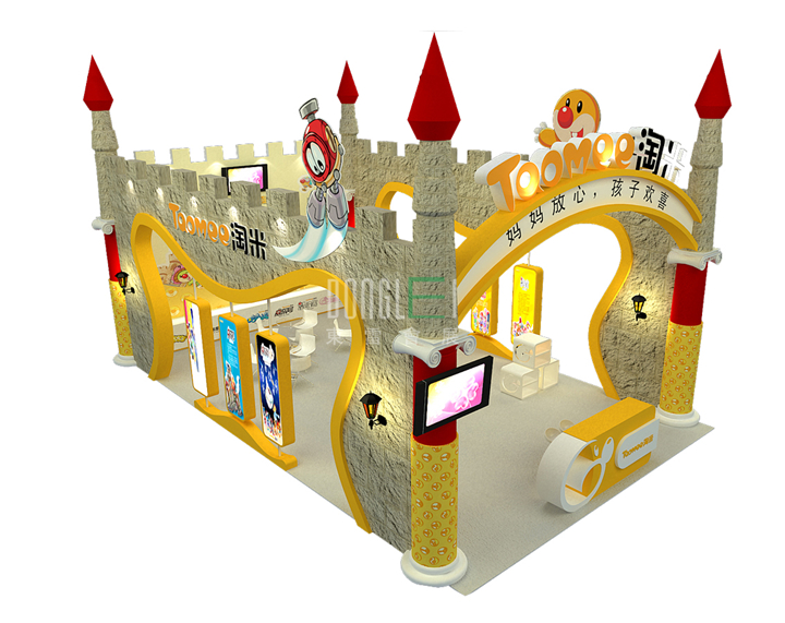 淘米网展台设计搭建简介