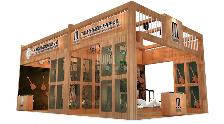 桐馨乐器展台设计搭建