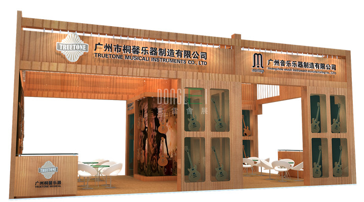 桐馨乐器展台设计搭建