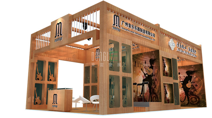 桐馨乐器展台设计搭建