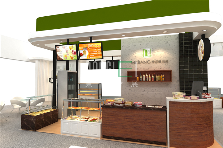 梁师傅烘焙展台设计搭建