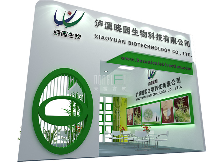 晓园生物展台设计搭建