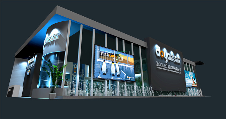 东亚工程玻璃展台设计搭建