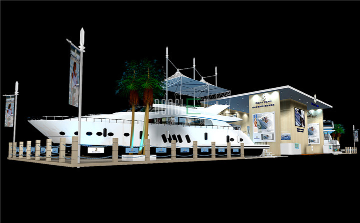 博纳多游艇展台设计搭建