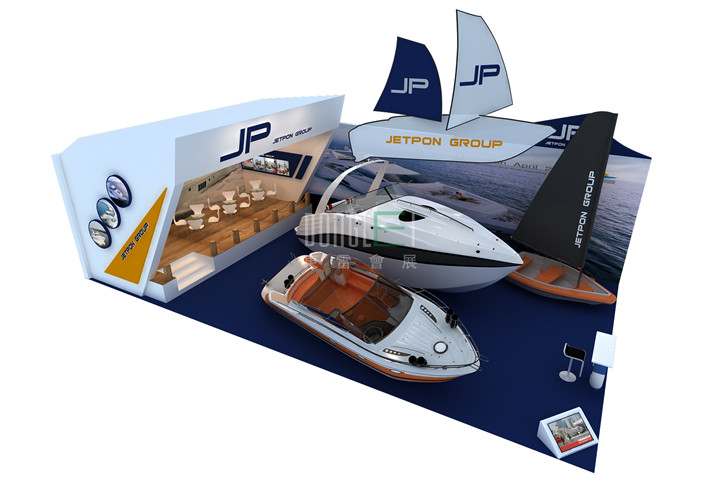 杰鹏游艇展台设计搭建