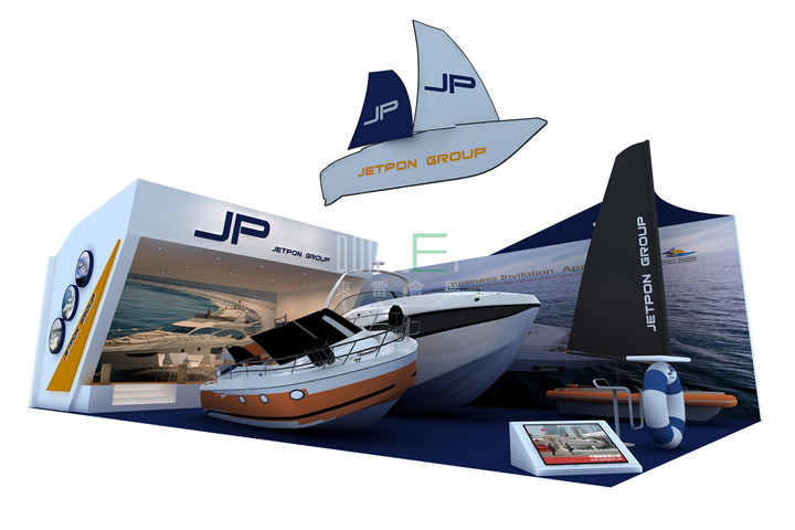 杰鹏游艇展台设计搭建