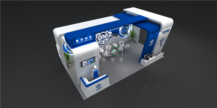 鲁润轴承展台设计搭建