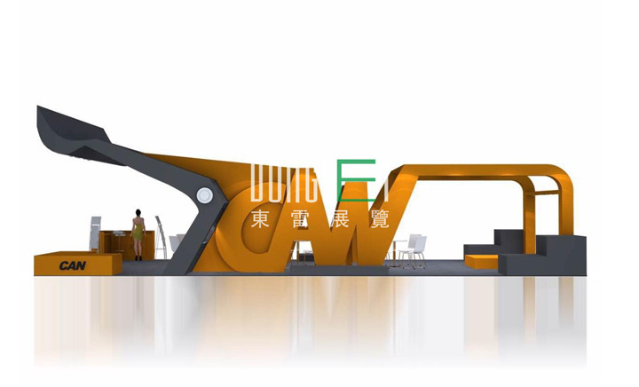 泉州机械设备展台设计搭建