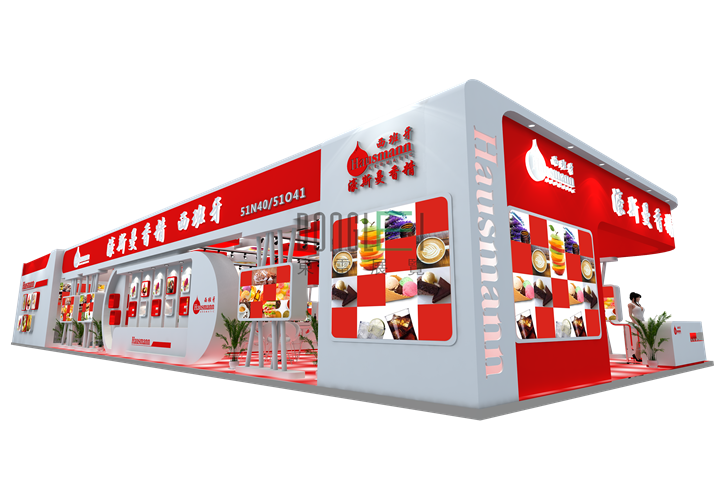 濠斯曼香精展台设计搭建