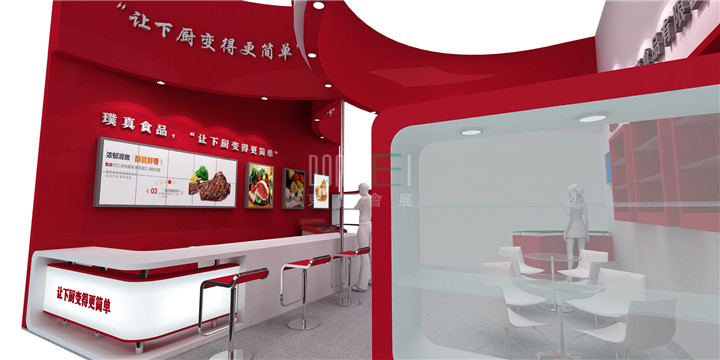 璞真食品展台设计搭建