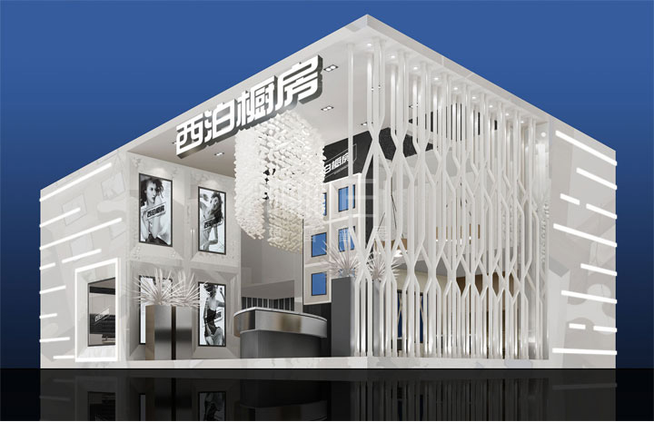 西泊厨房展台设计搭建