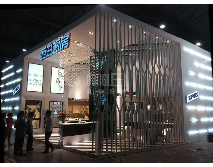 西泊厨房展台设计搭建