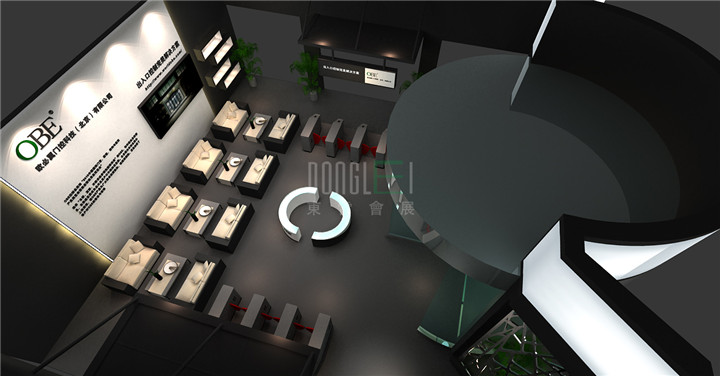 欧必翼门控展台设计搭建