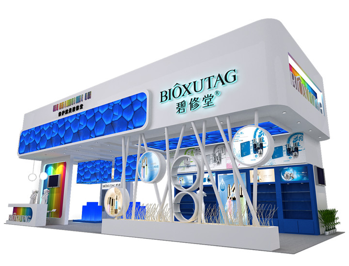 上海碧修堂展台设计搭建