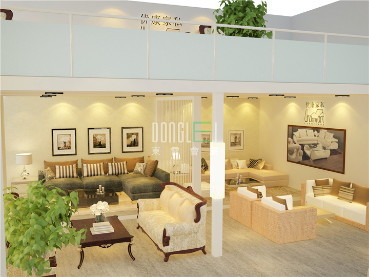 深圳优康家具展台设计搭建