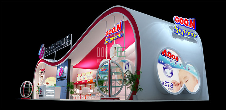 大连万霖贸易婴童展台设计搭建