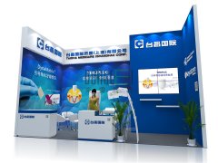 美博会展位装饰工厂，雨图展览设计与制作，展位装饰